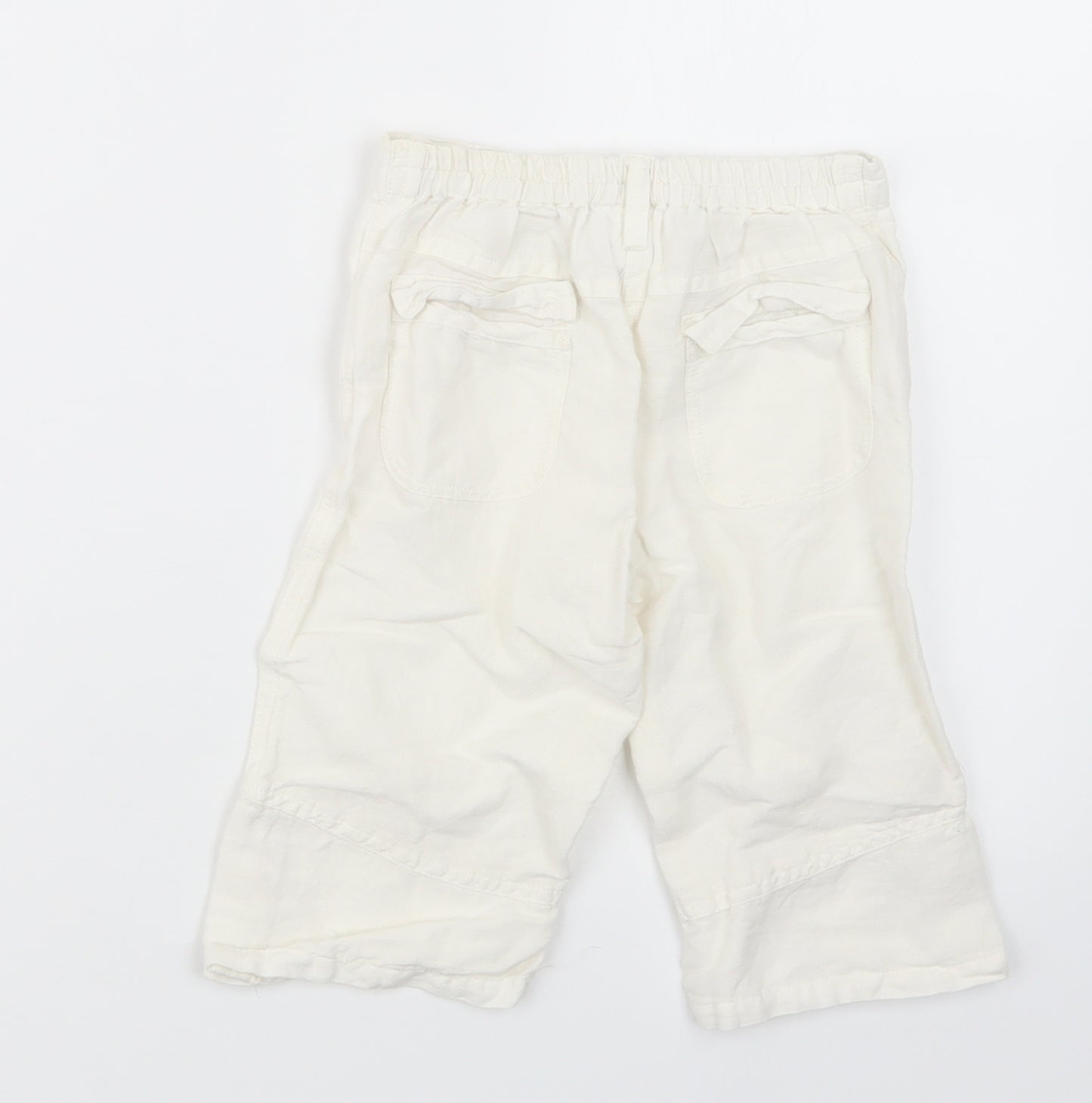 NEXT Girls White   Cargo Trousers Size 2-3 Years