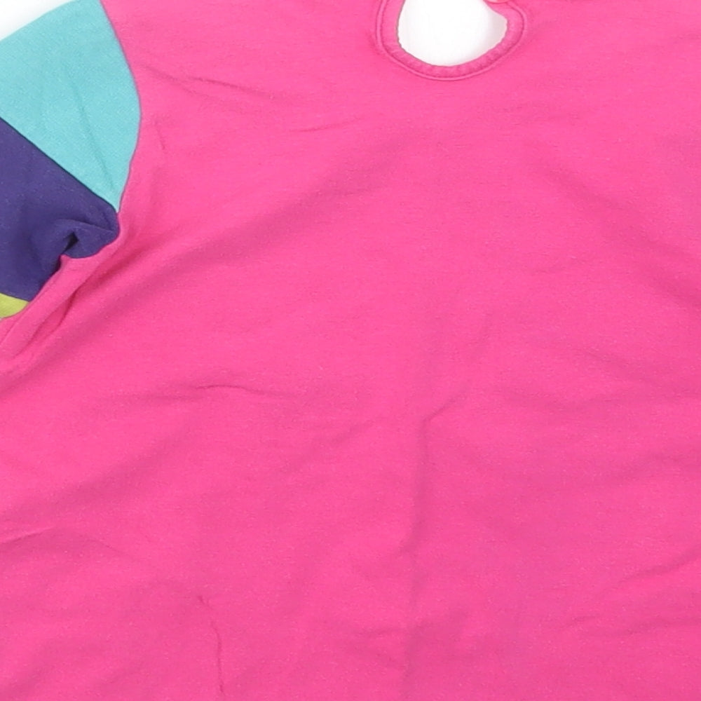 Marks and Spencer Girls Pink   Basic T-Shirt Size 2-3 Years  - Long