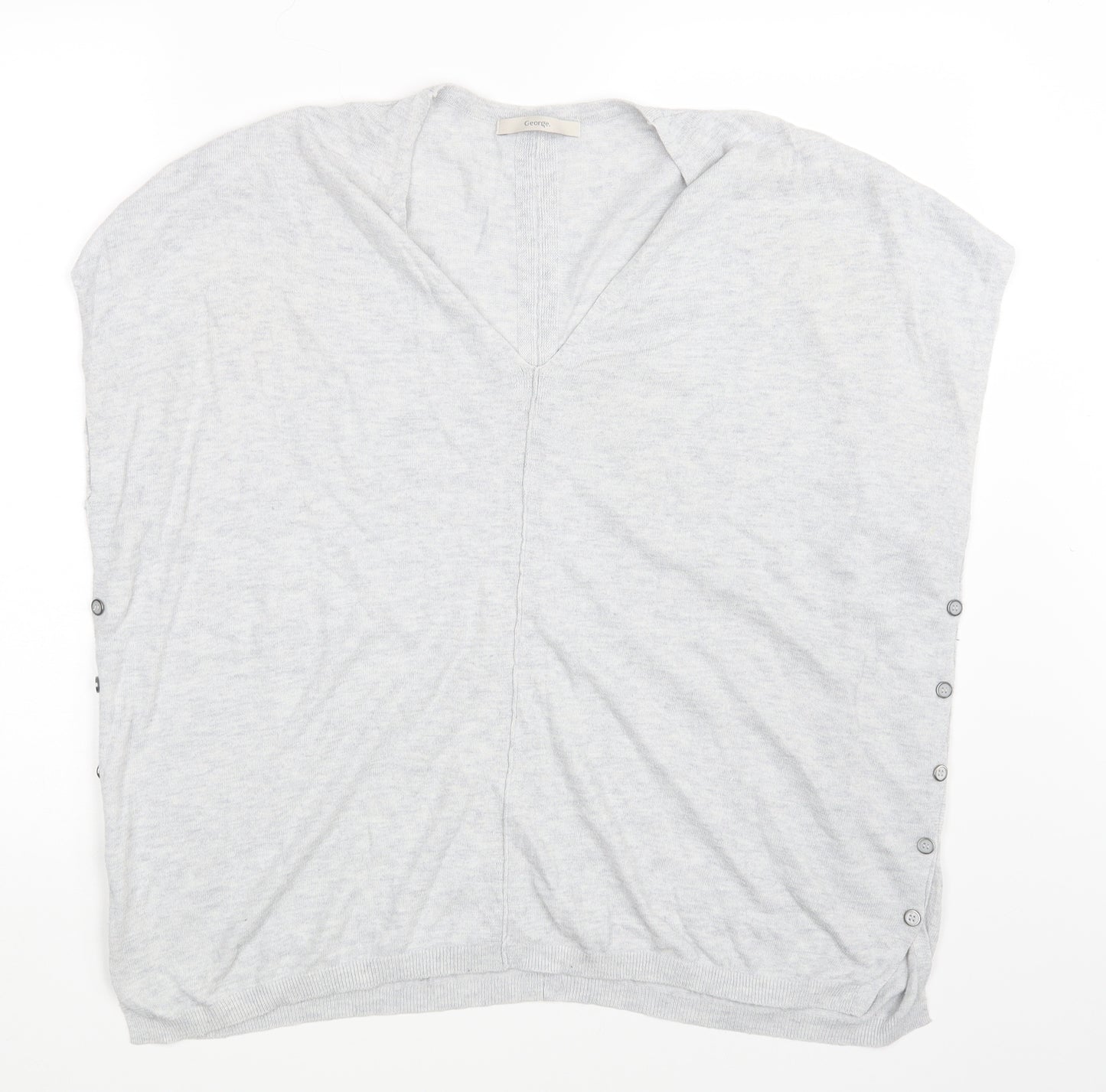 George Womens Grey   Basic T-Shirt Size S