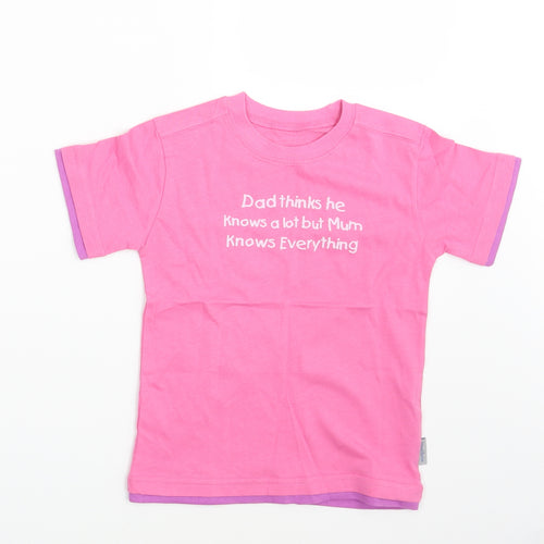 Edward Sinclair  Girls Pink   Basic T-Shirt One Size