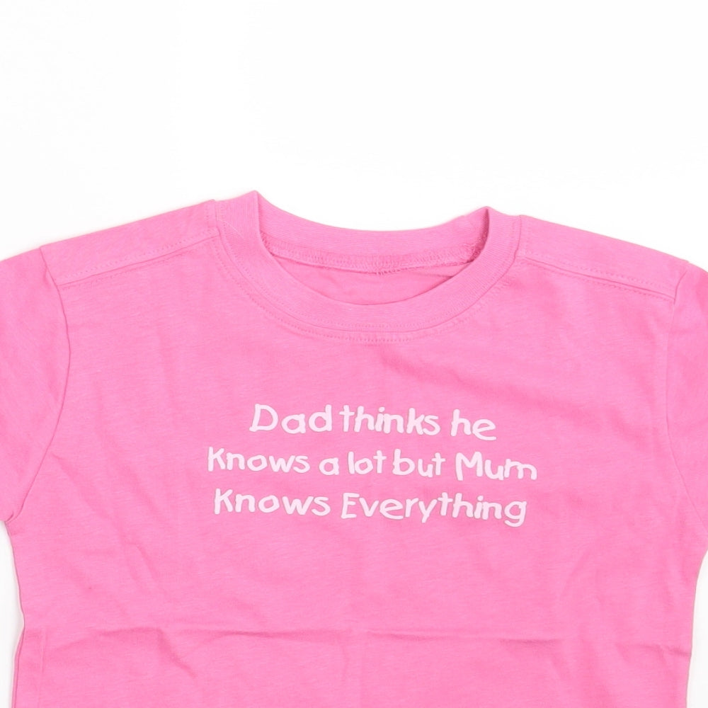 Edward Sinclair  Girls Pink   Basic T-Shirt One Size