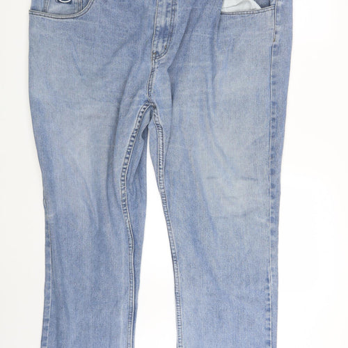 Forge Mens Blue  Denim Straight Jeans Size 48 in L30 in