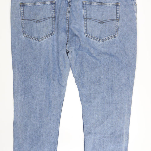 Forge Mens Blue  Denim Straight Jeans Size 48 in L30 in