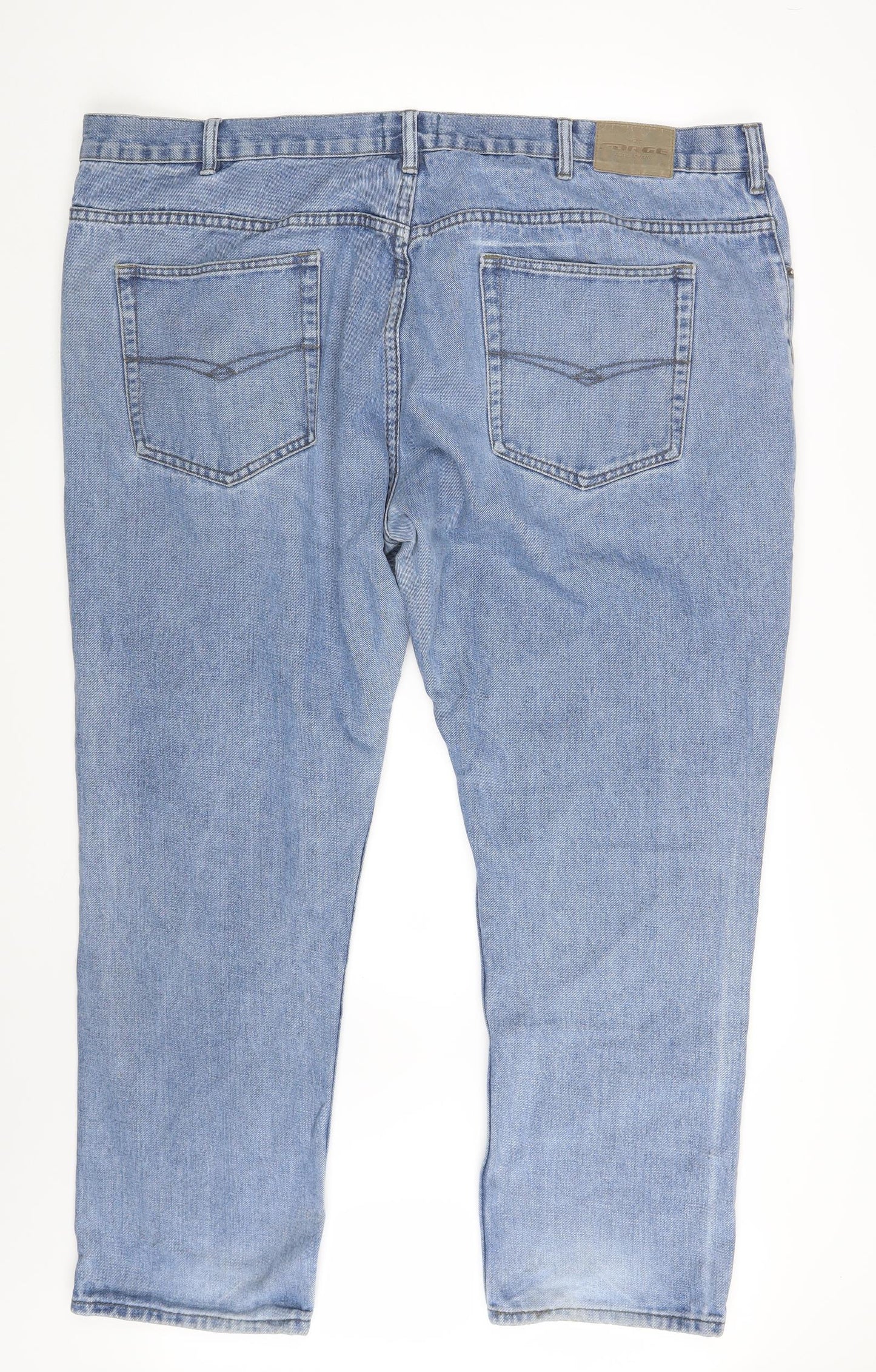 Forge Mens Blue  Denim Straight Jeans Size 48 in L30 in