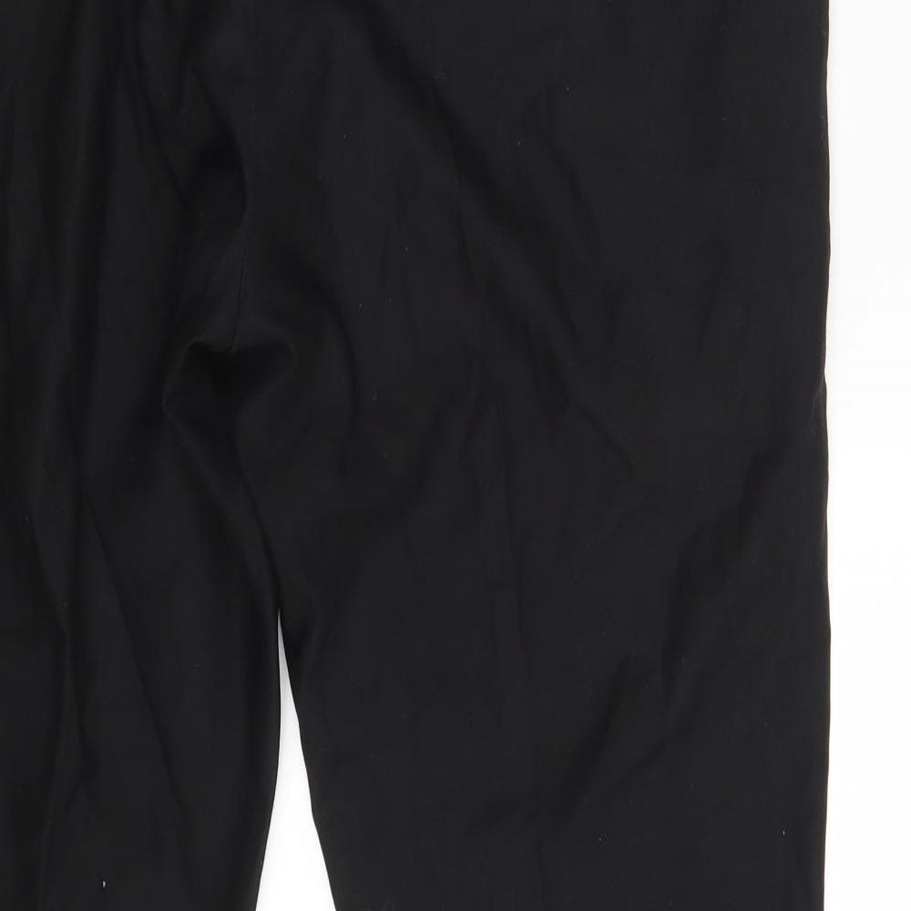 Preworn Womens Black   Trousers  Size 38 in L28 in