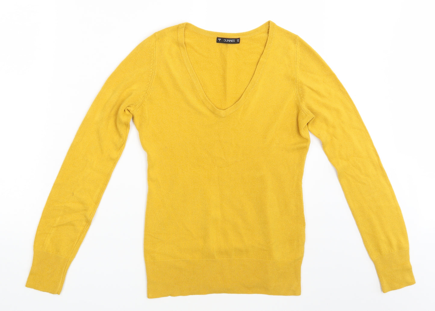Dunnes Stores Womens Yellow   Pullover Jumper Size 8