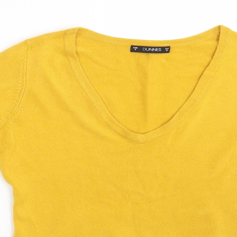 Dunnes Stores Womens Yellow   Pullover Jumper Size 8