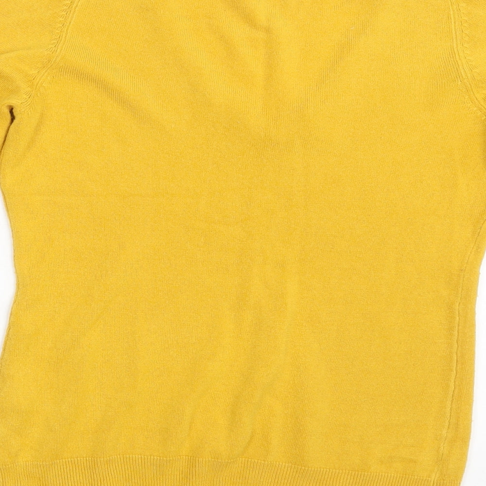 Dunnes Stores Womens Yellow   Pullover Jumper Size 8