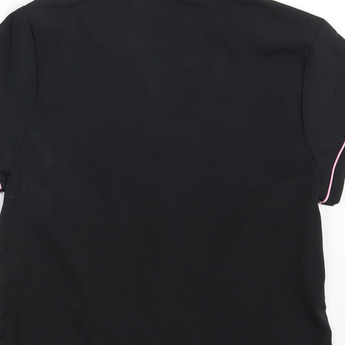 Peacocks Womens Black   Basic Button-Up Size 10