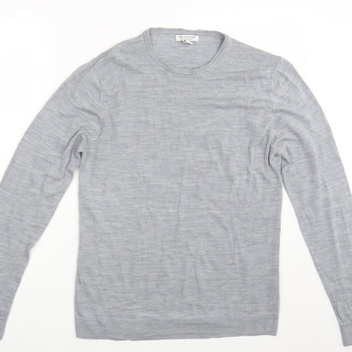 Cedar Wood State Mens Grey   Pullover Sweatshirt Size L