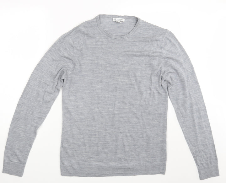 Cedar Wood State Mens Grey   Pullover Sweatshirt Size L
