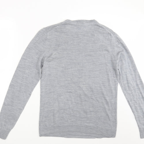 Cedar Wood State Mens Grey   Pullover Sweatshirt Size L