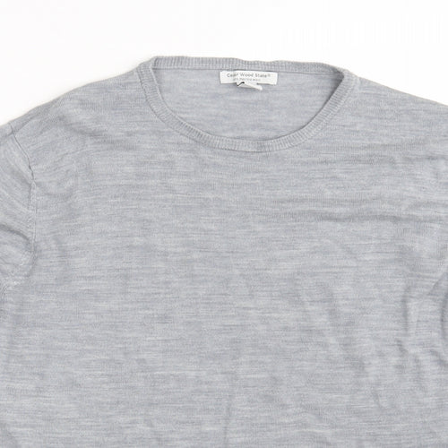Cedar Wood State Mens Grey   Pullover Sweatshirt Size L