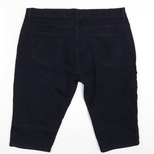 No Fear Mens Blue  Denim Chino Shorts Size 2XL