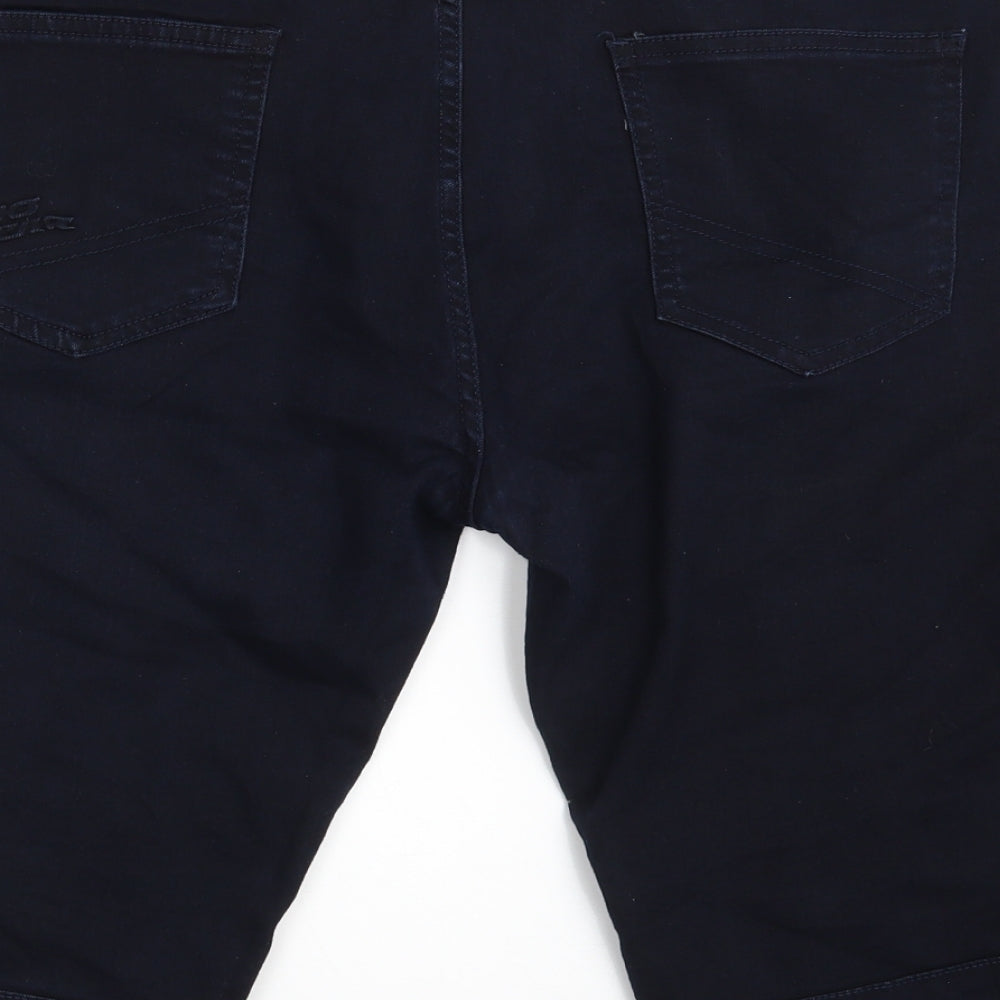 No Fear Mens Blue  Denim Chino Shorts Size 2XL