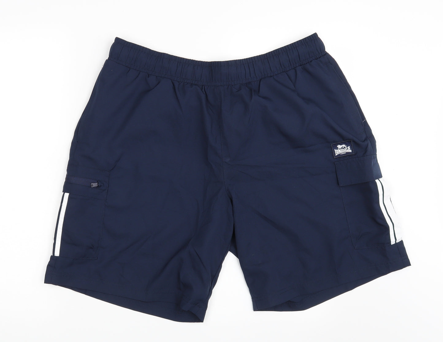 Lonsdale Mens Blue   Sweat Shorts Size XL