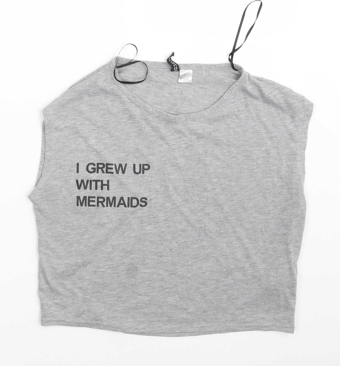 H&M Womens Grey   Basic T-Shirt Size S