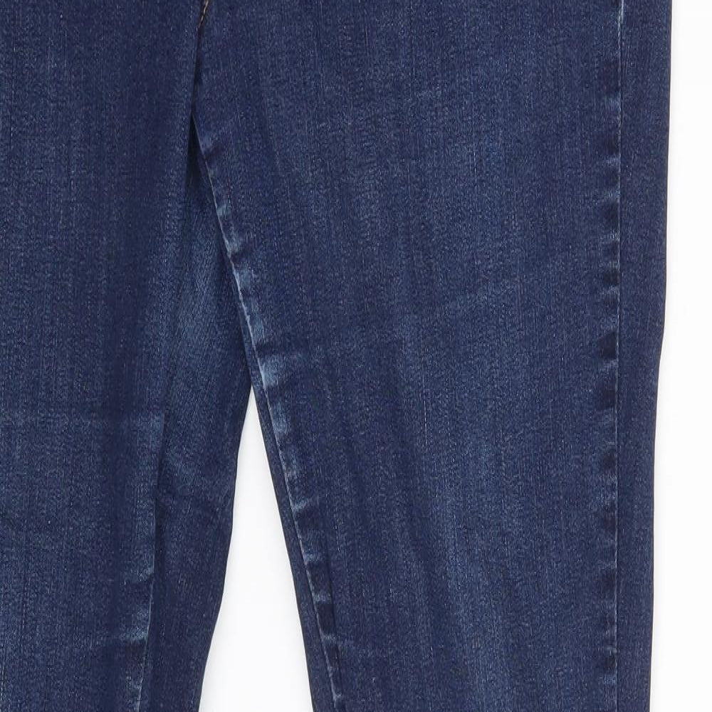 TU Womens Blue  Denim Skinny Jeans Size 16 L33 in