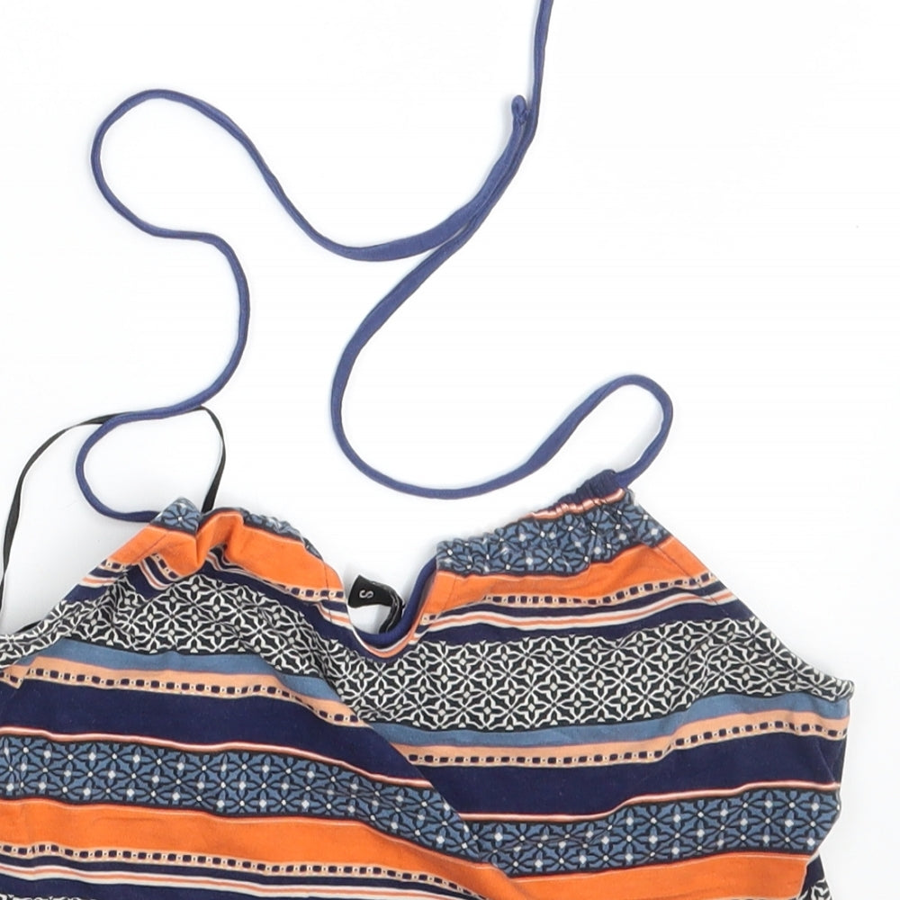 H&M Womens Multicoloured Fair Isle  Basic Tank Size S