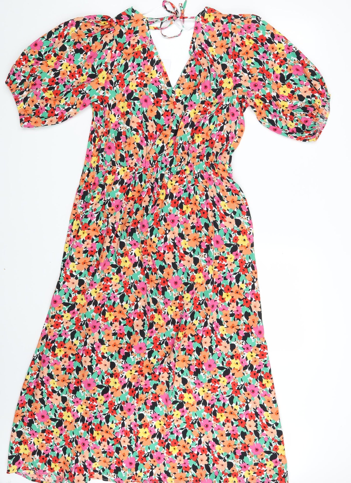 F&F Womens Multicoloured Floral  Fit & Flare  Size 12