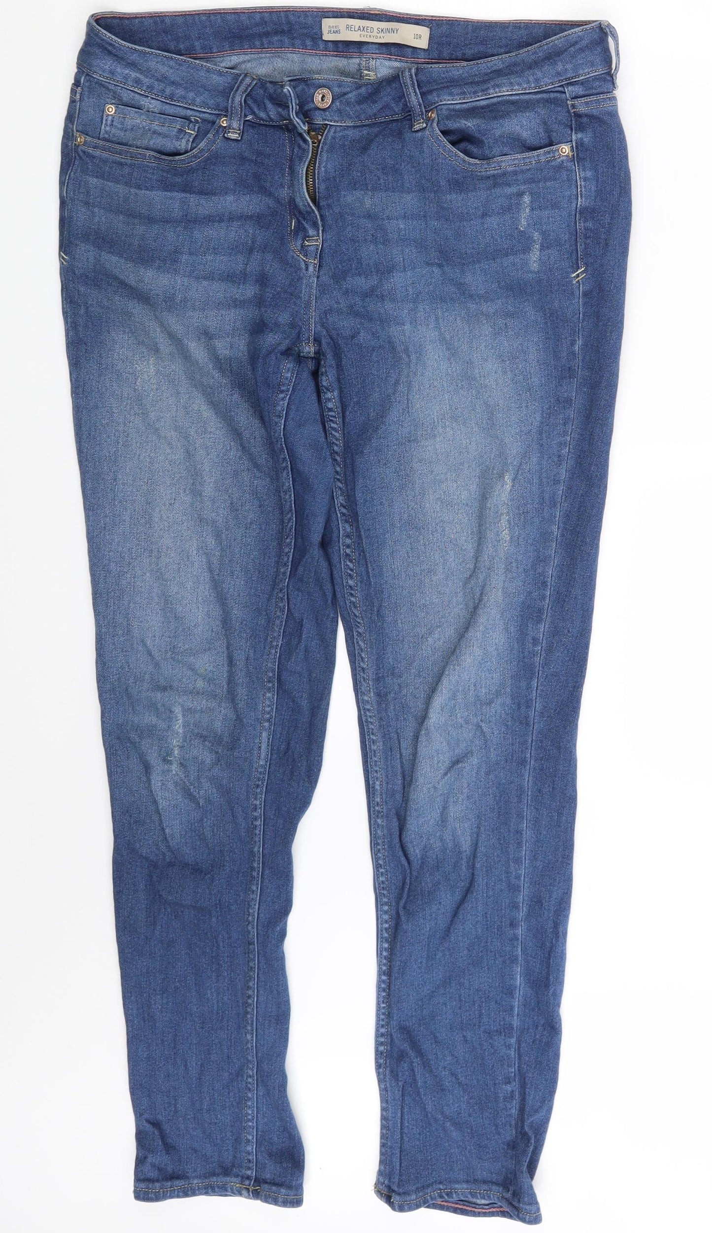 NEXT Womens Blue  Denim Skinny Jeans Size 10 L28 in