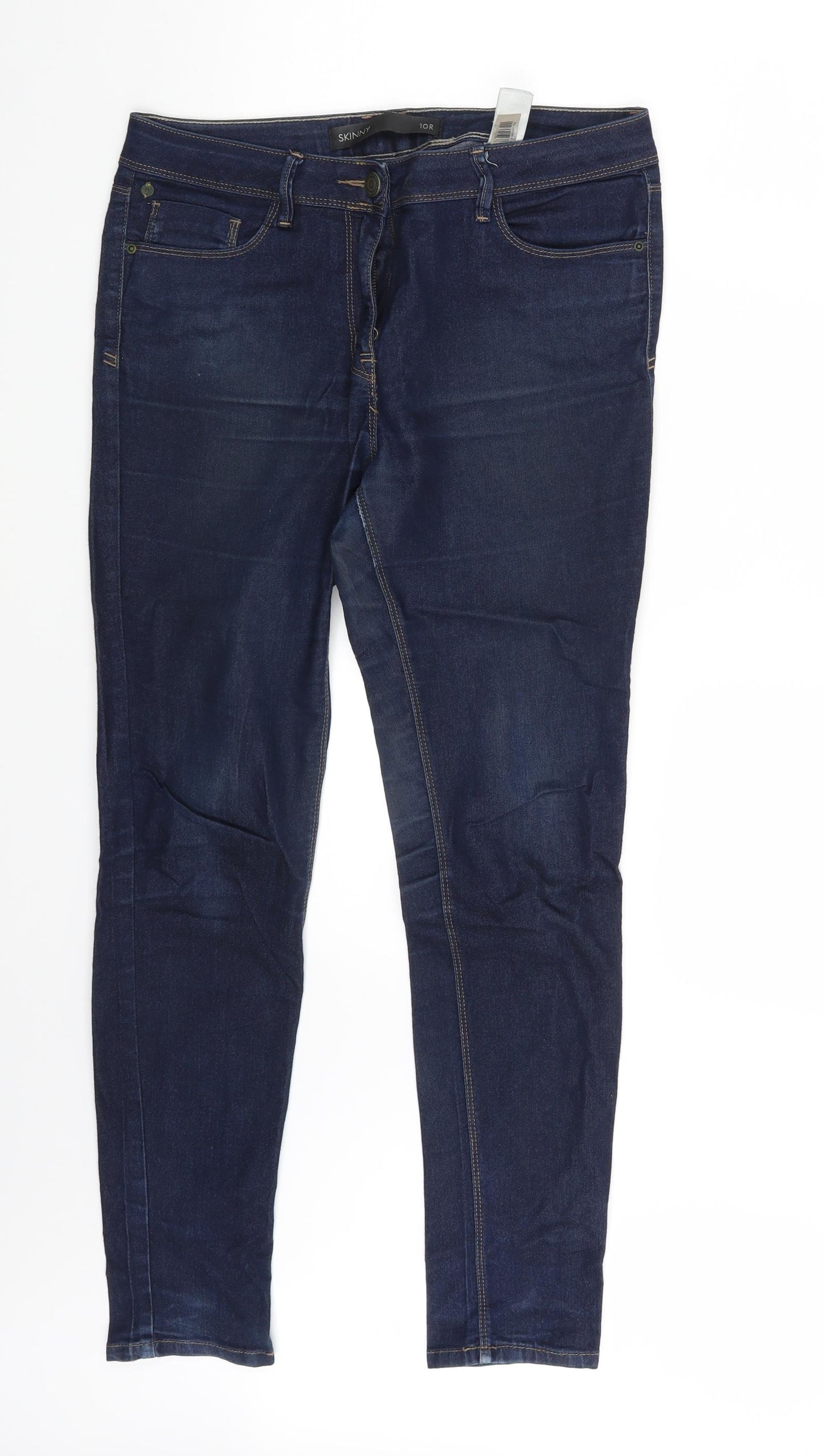 NEXT Womens Blue  Denim Skinny Jeans Size 10 L29 in