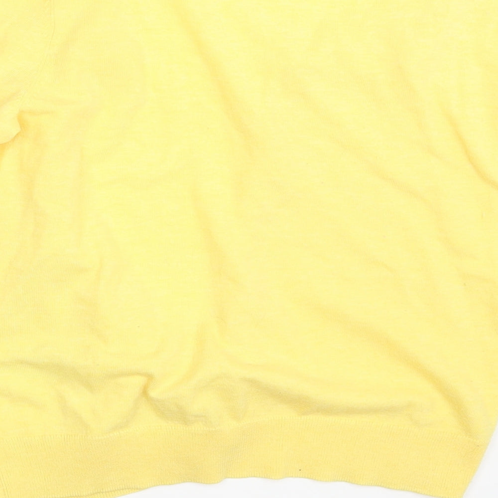New Look Womens Yellow   Cardigan Jumper Size 12