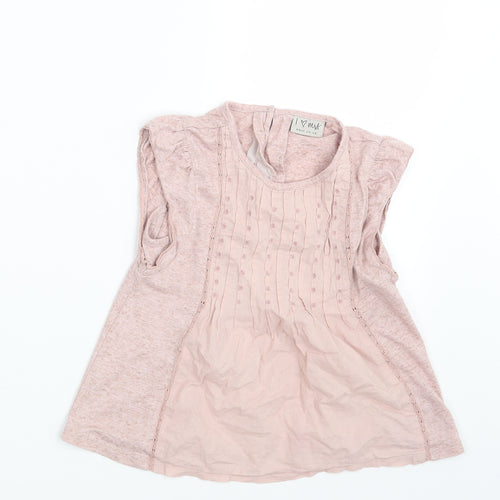 NEXT Girls Pink   Basic T-Shirt Size 5 Years