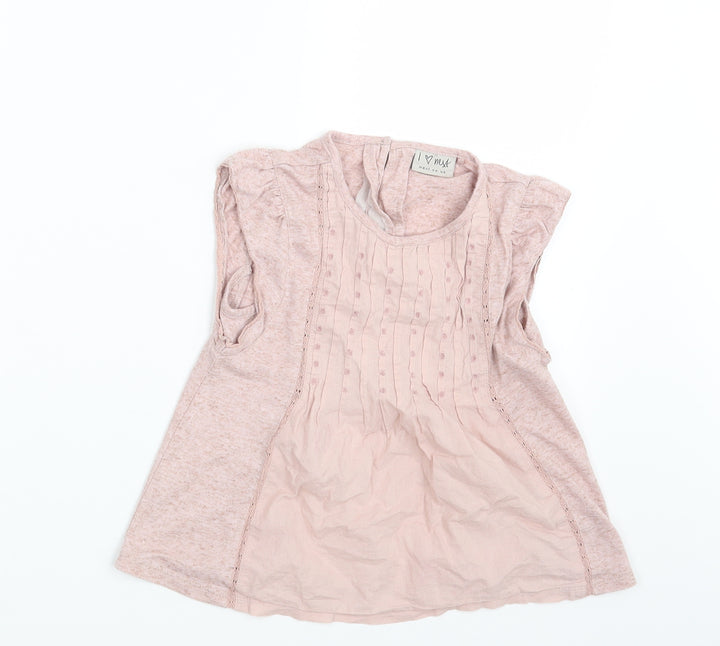 NEXT Girls Pink   Basic T-Shirt Size 5 Years
