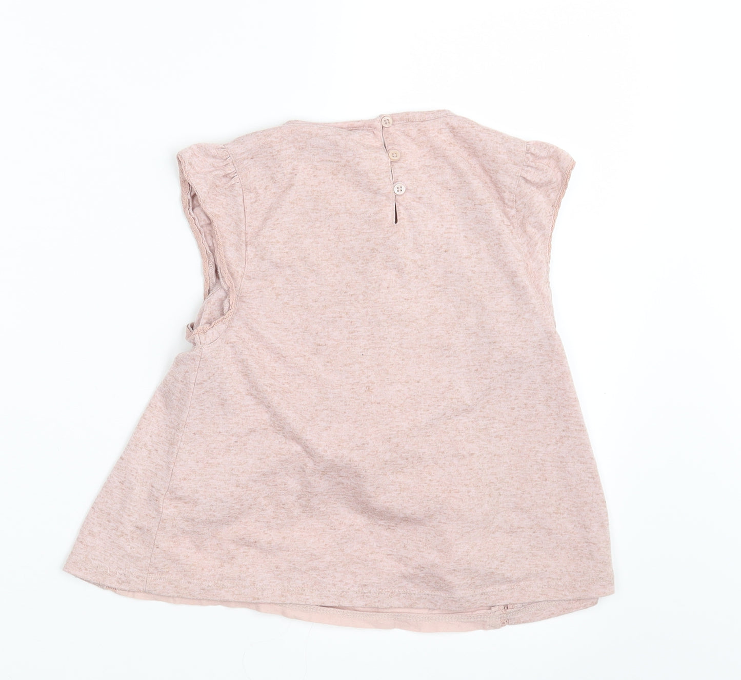 NEXT Girls Pink   Basic T-Shirt Size 5 Years