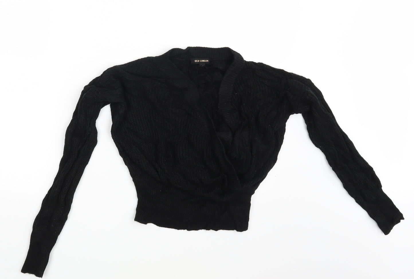 QED London Womens Black   Pullover Jumper Size M