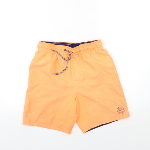 George Boys Orange   Bermuda Shorts Size 11-12 Years