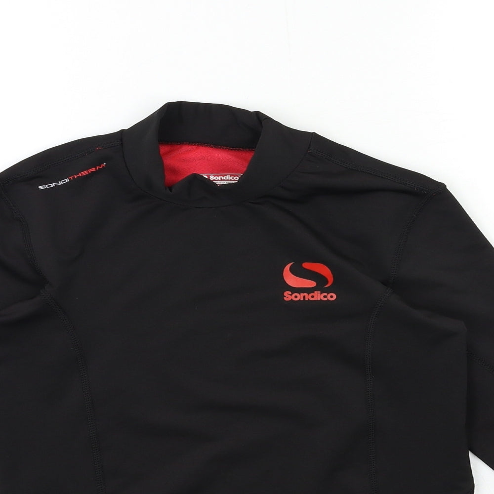 Sondico Boys Black   Basic T-Shirt Size 13 Years