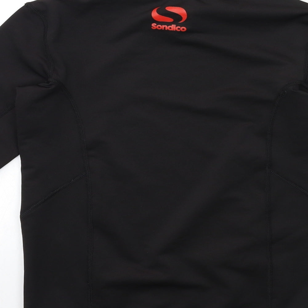 Sondico Boys Black   Basic T-Shirt Size 13 Years