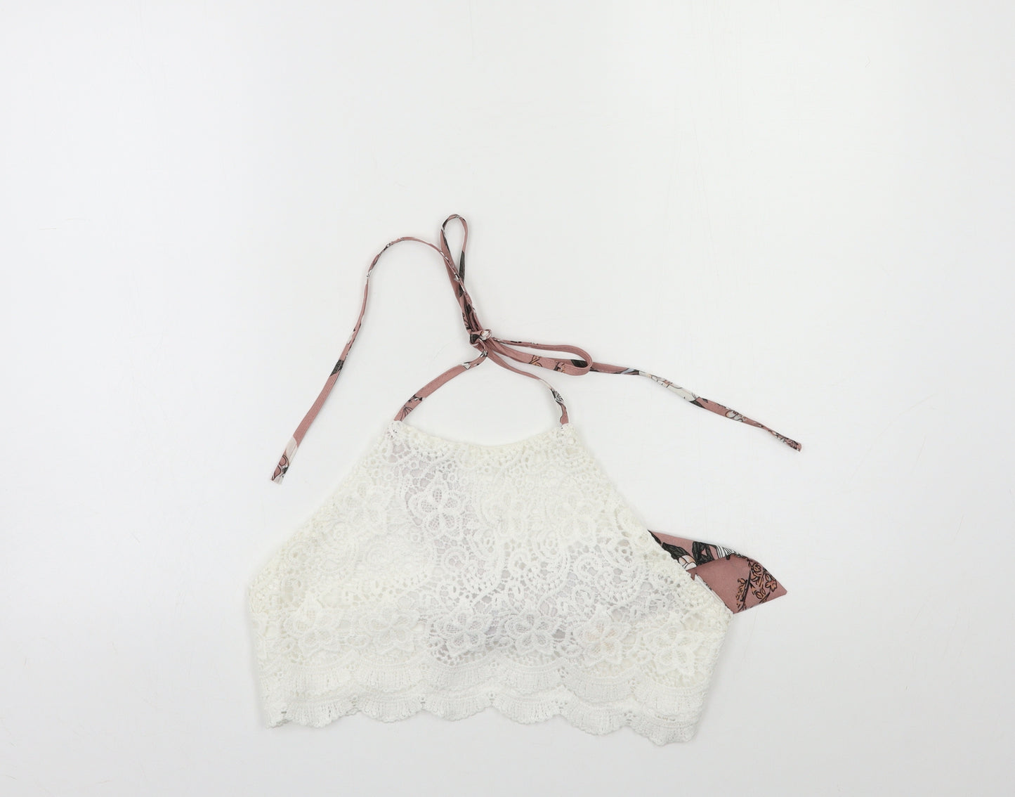 Preworn Womens White   Camisole Blouse Size S  - Backless