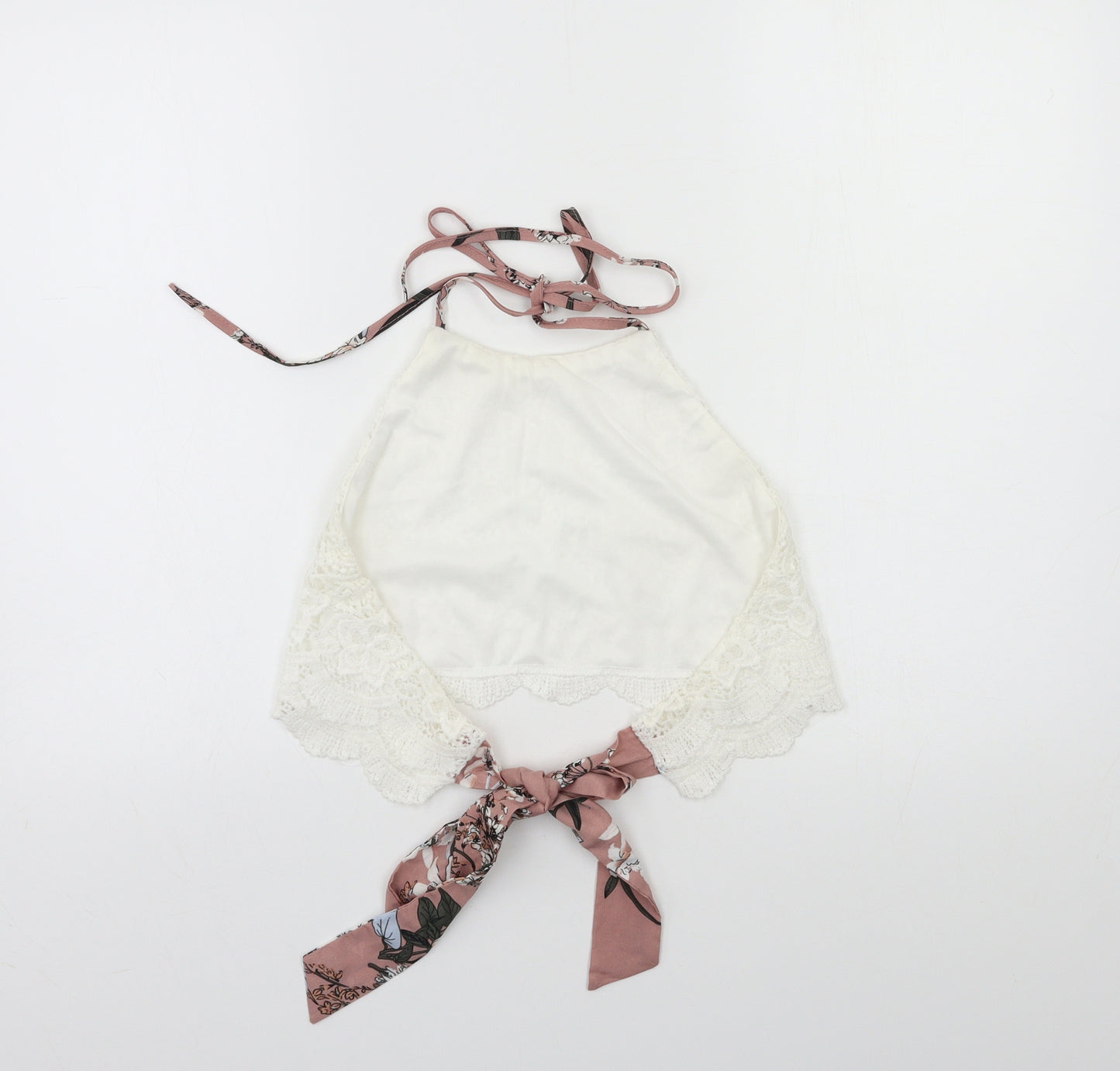 Preworn Womens White   Camisole Blouse Size S  - Backless