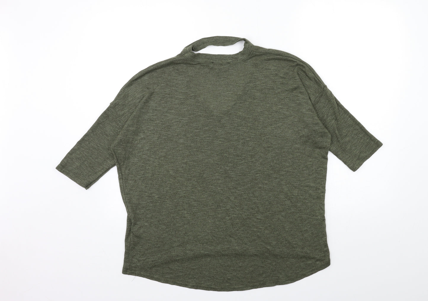 New Look Womens Green  Knit Pullover Jumper Size M