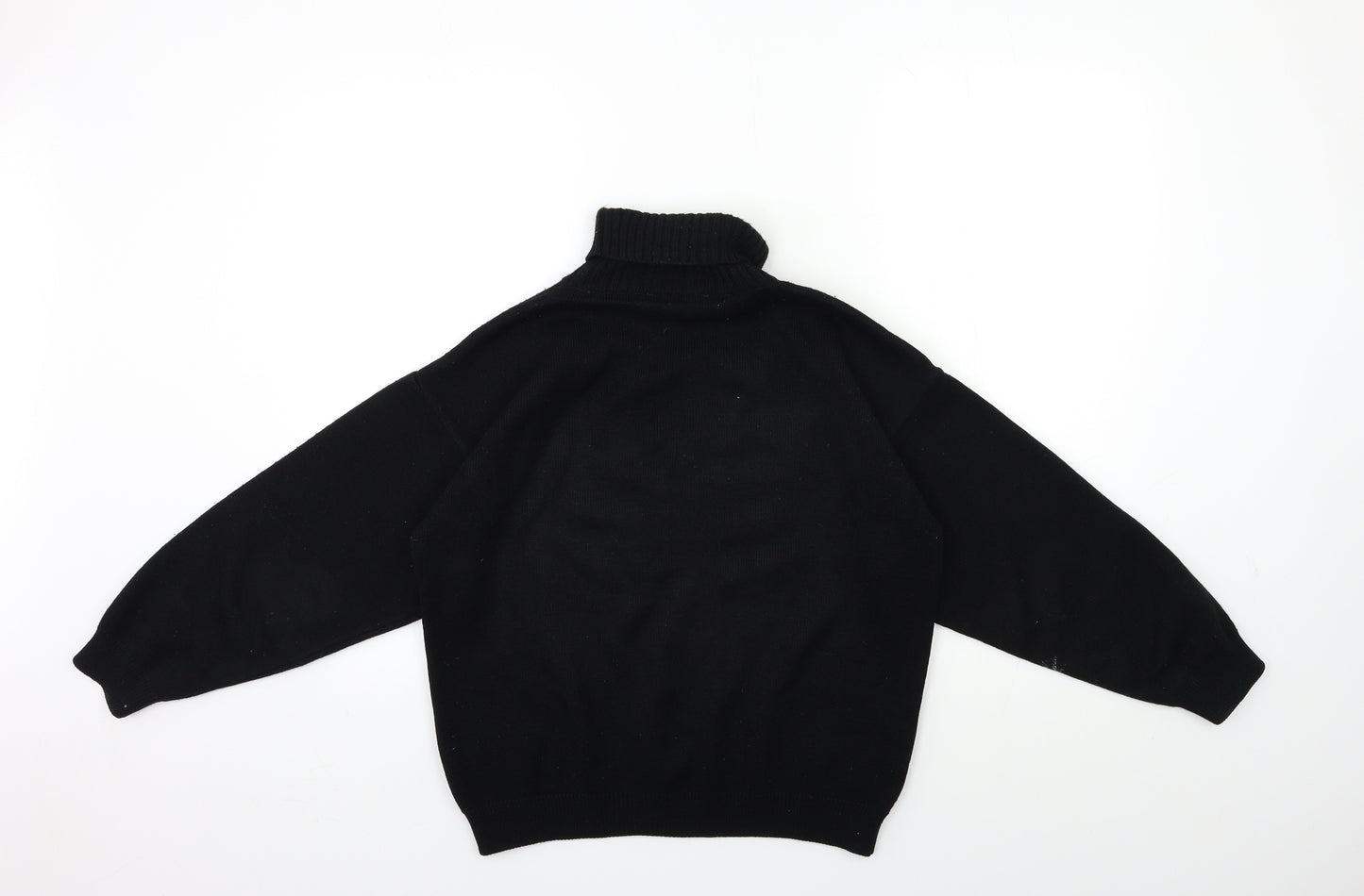 BHS Womens Black  Knit Pullover Jumper Size 10