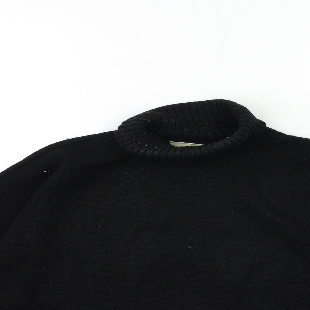 BHS Womens Black  Knit Pullover Jumper Size 10