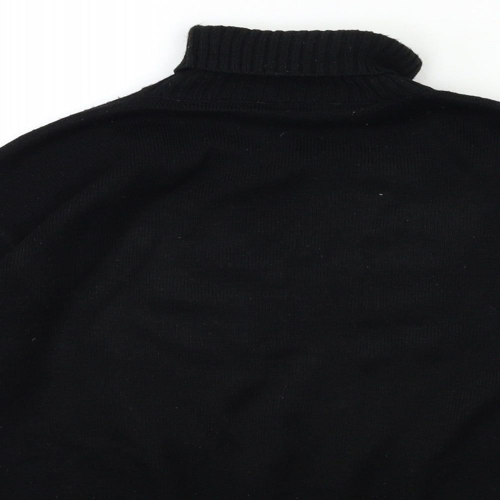 BHS Womens Black  Knit Pullover Jumper Size 10