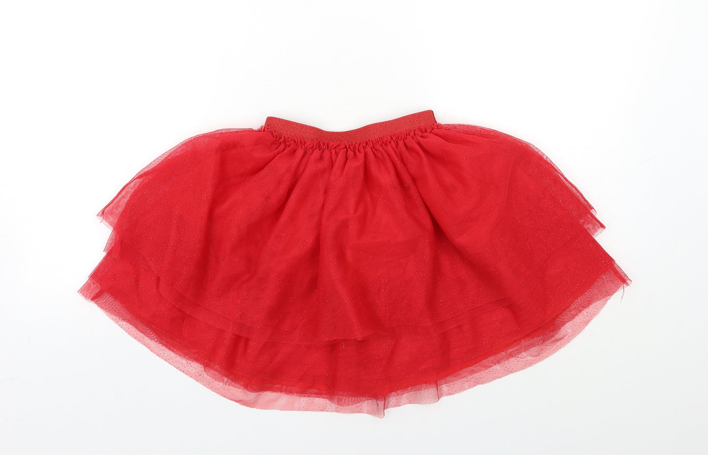 H&M Girls Red   Tutu Skirt Size 6-7 Years