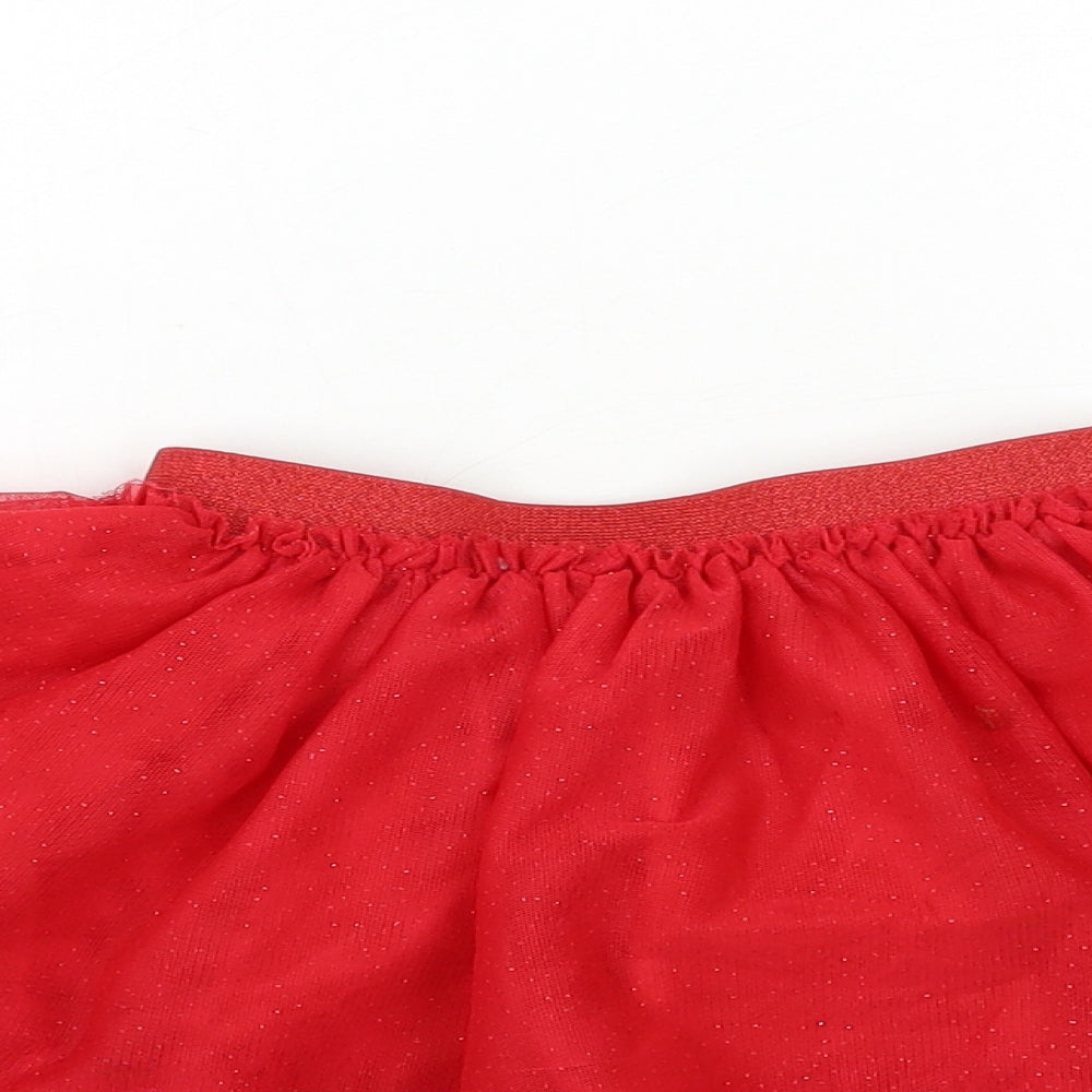 H&M Girls Red   Tutu Skirt Size 6-7 Years