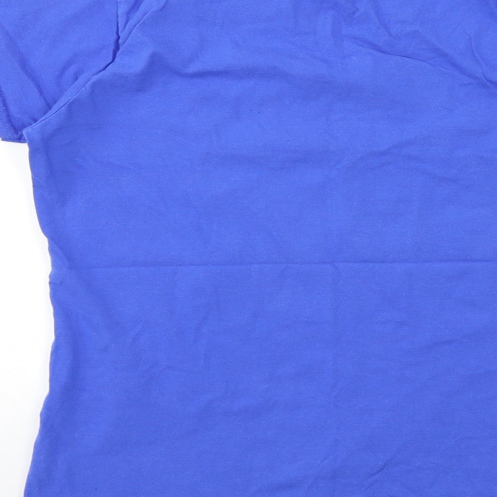 Gildan Womens Blue   Basic T-Shirt Size L  - epic games