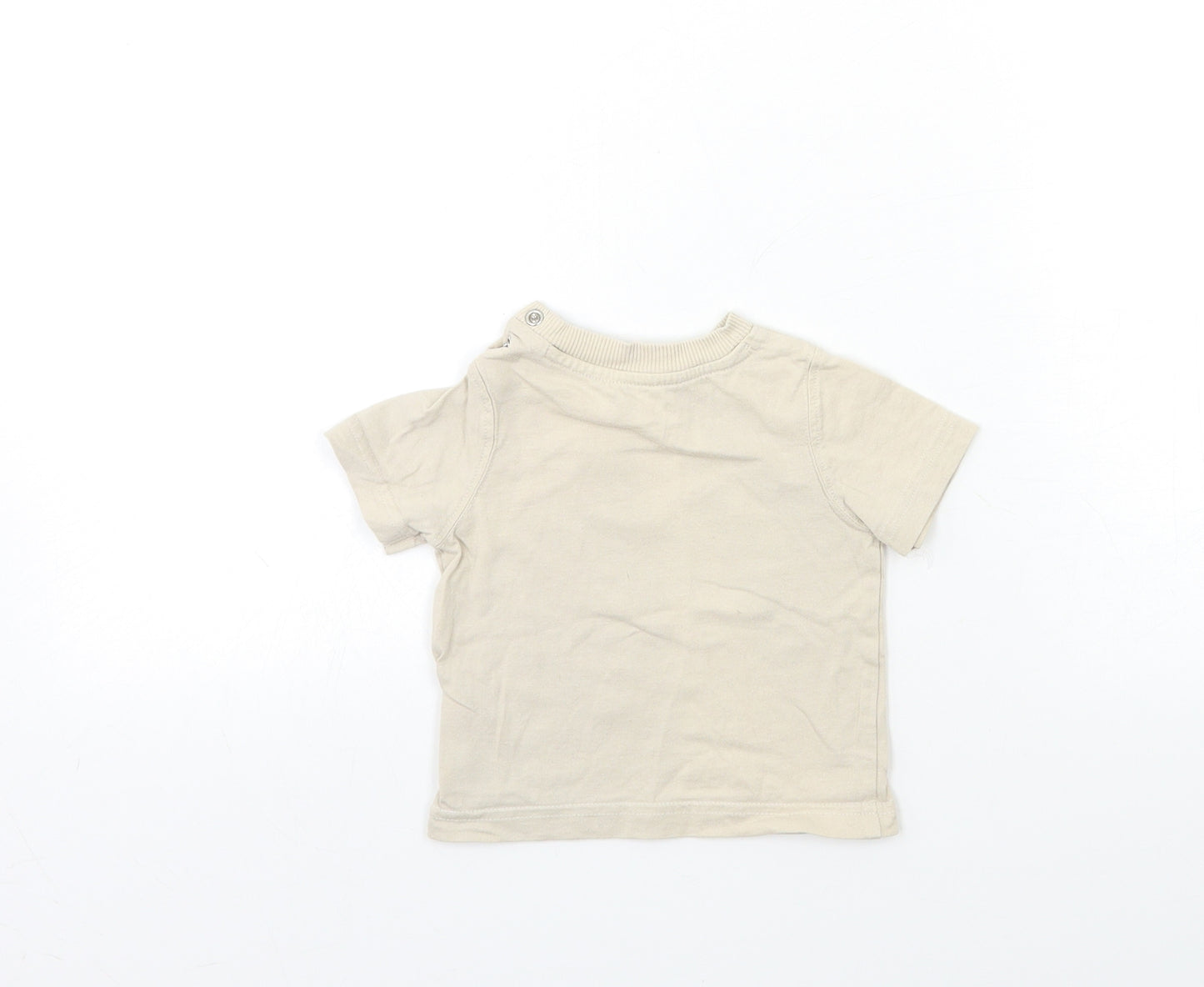 Mothercare Baby Beige   Basic T-Shirt Size 3-6 Months  - LITTLE FISH