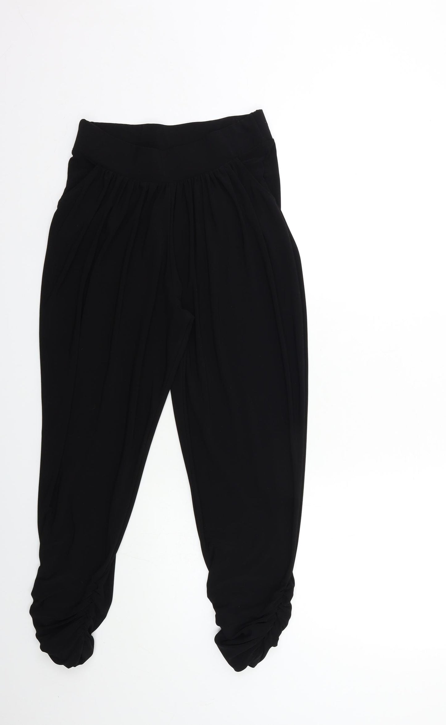 Jane Norman Womens Black   Harem Trousers Size 10 L25 in