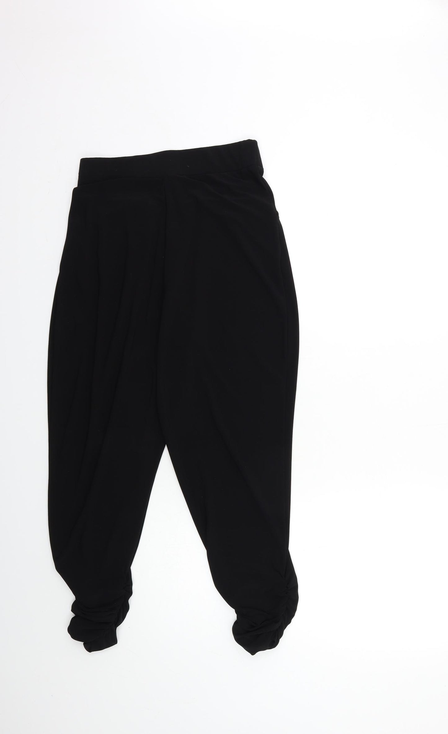 Jane Norman Womens Black   Harem Trousers Size 10 L25 in