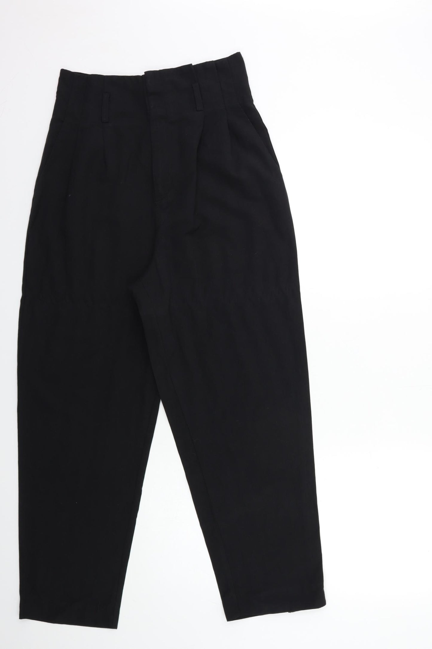 H&M Womens Black   Trousers  Size 10 L26 in