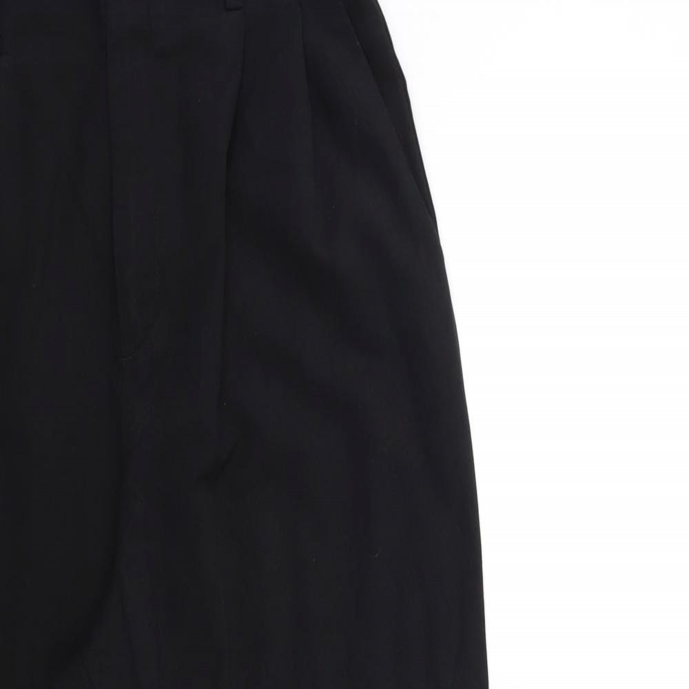 H&M Womens Black   Trousers  Size 10 L26 in