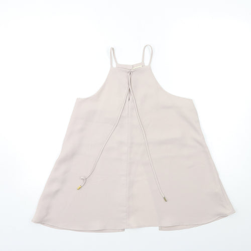 River Island Womens Grey   Basic Blouse Size 8