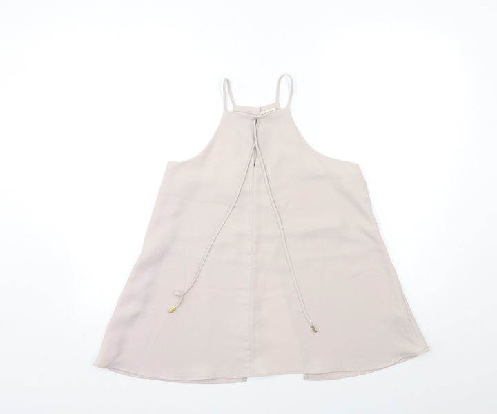 River Island Womens Grey   Basic Blouse Size 8